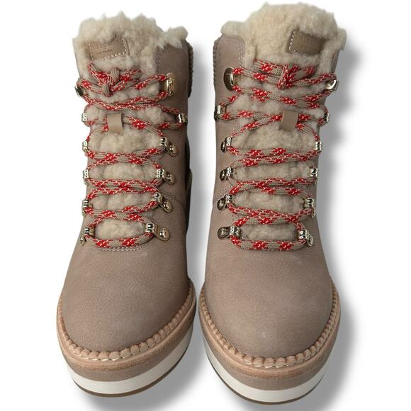 kate spade Shoes - NEW Kate Spade Booties Size 6.5 Willow Boots Hiking Outdoorsy Shearling Winter